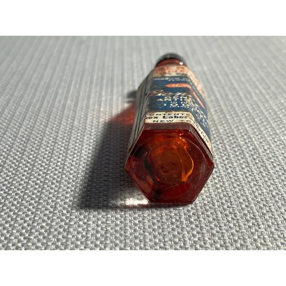 Vintage Paper Label Mercurochrome Bottle New York Avex Laboratories HW&D